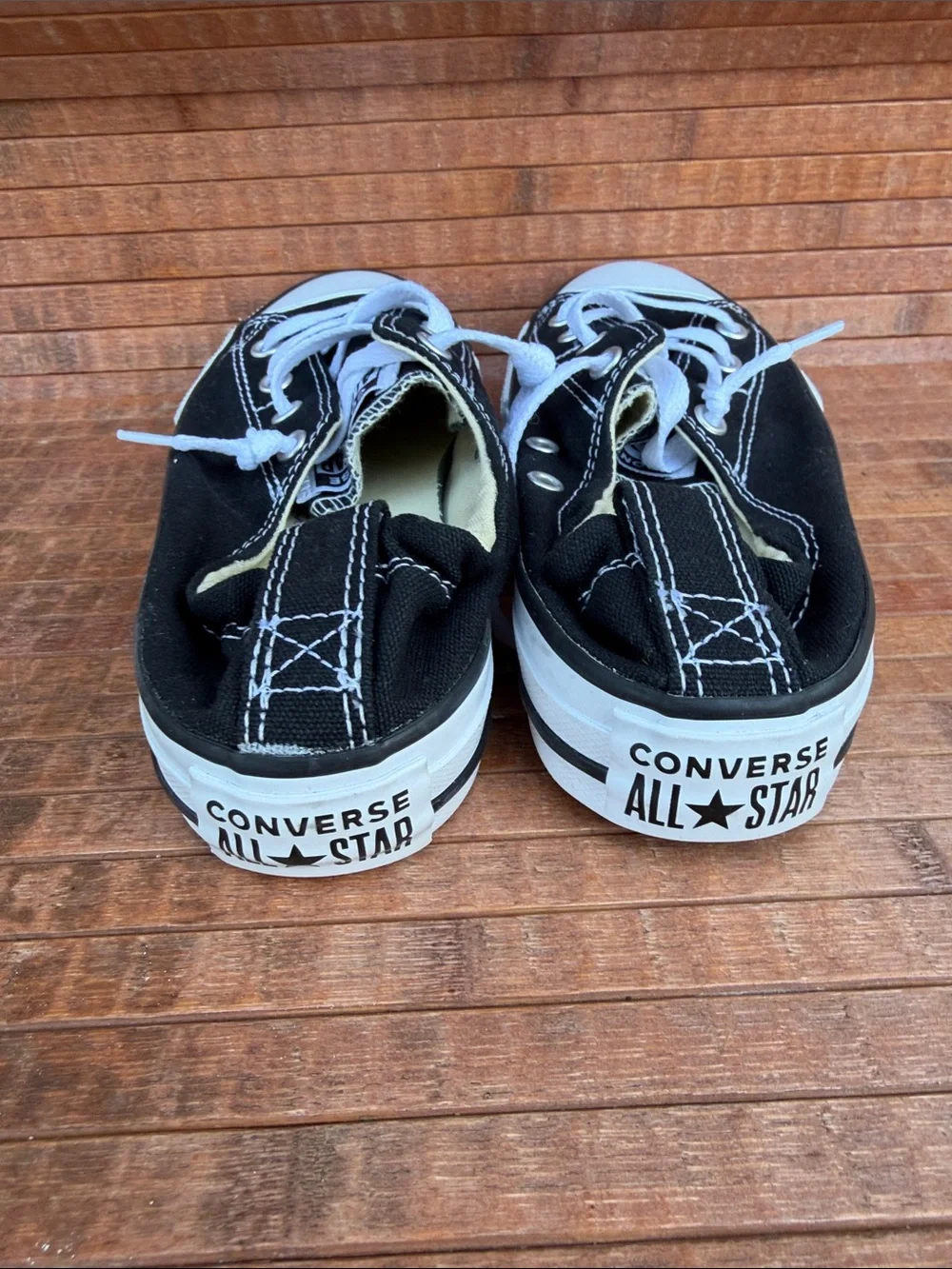 Converse Kids Black and White Low-Top Sneaker. Never worn